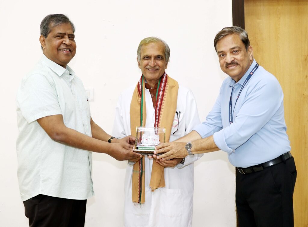 Felicitated to A.K. Mohapatra