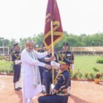 NDRF କୁ ଗରିମାମୟ “President’s Colour Award” ପ୍ରଦାନ